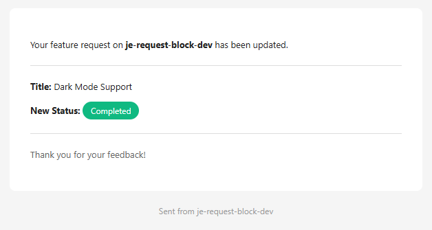 Email Notification Preview